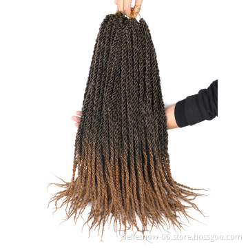 22 inch 3d crochet cubic box braids twist hair